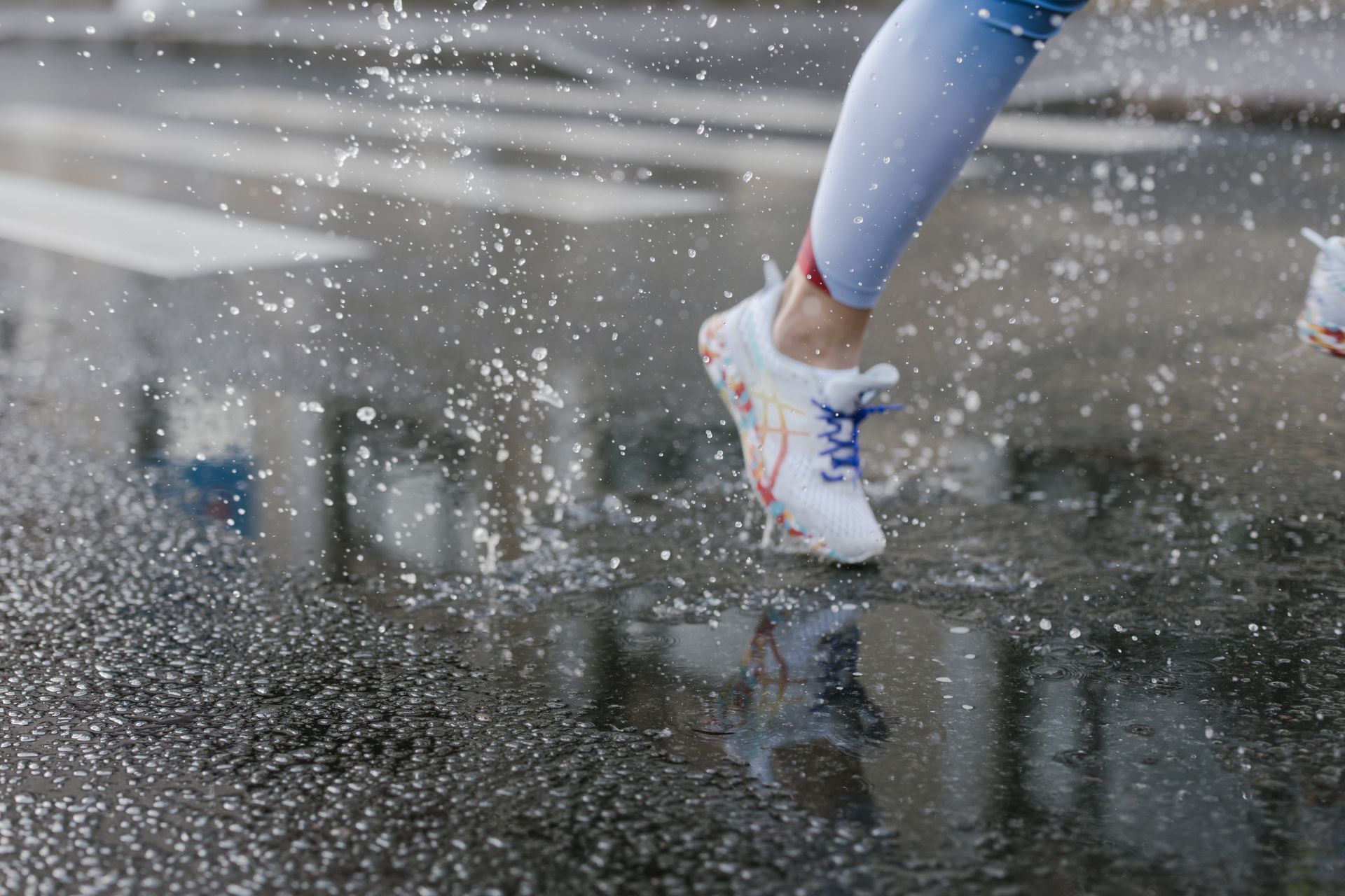 Hardlopen in de regen
